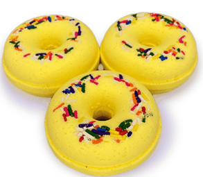 Lemon Cake Donut Bath Bomb